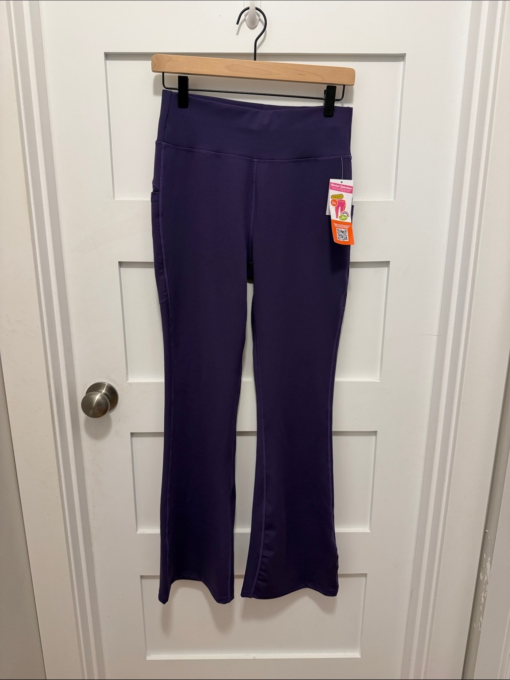 POP Fit Purple Boot Cut Flare Leggings